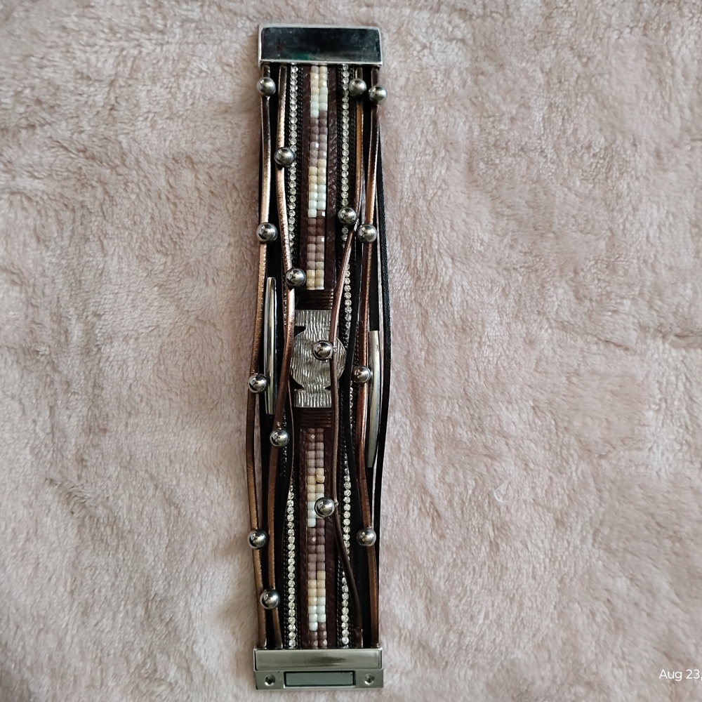 Brown Multi-Strand Bracelet